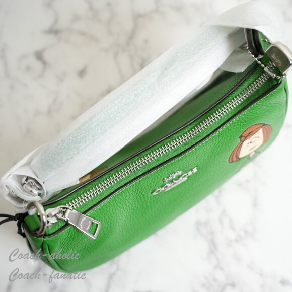 NWT CBJ77  Coach X Peanuts Teri Shoulder Bag With Peppermint Patty - Picture 4 of 10